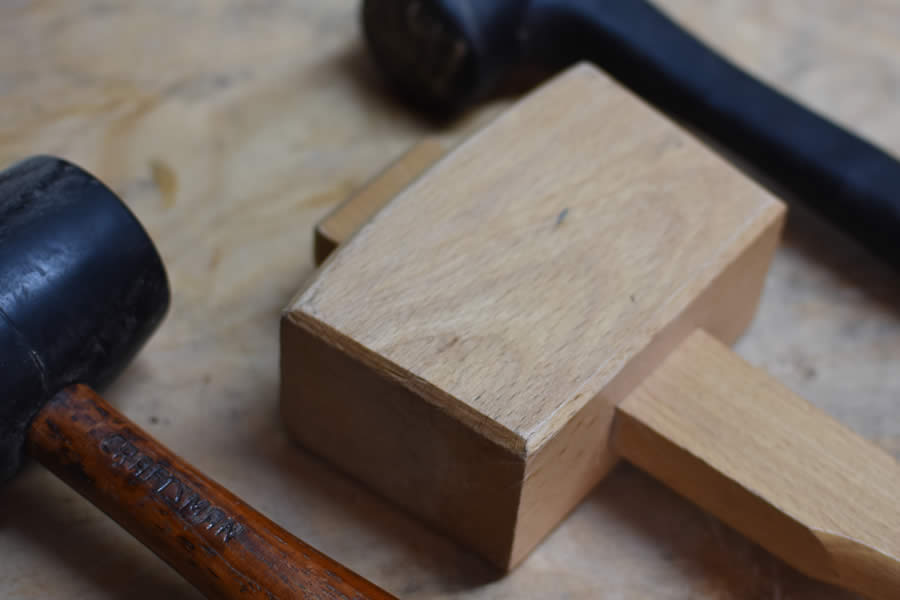 various mallets for woodworking