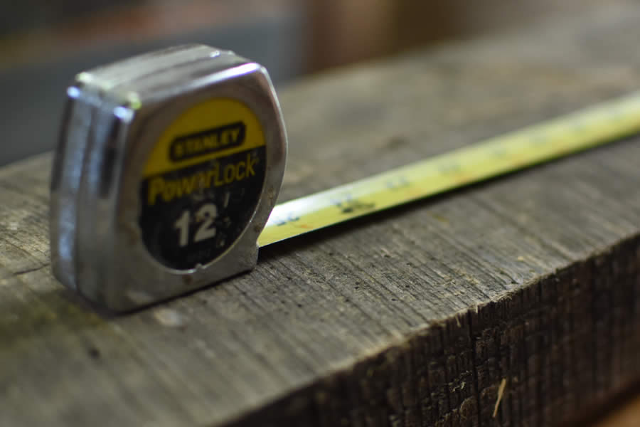 Woodworking tape measure